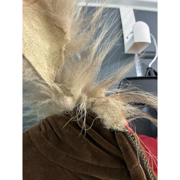 RARE!! Laura Wright Alaskan Parky Winter Coat Brown Velvet Wolf Trim Size M**** - Picture 4 of 16